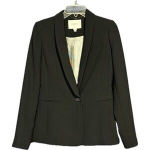 LK Bennett London Classic Dk Navy Jacket Blazer Sz 2 US